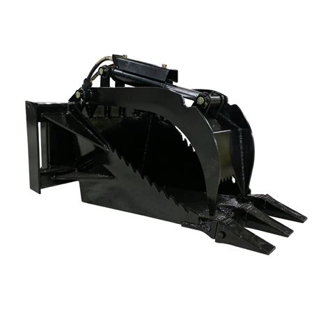 mini skid steer stump bucket|titan quick attach stump bucket.